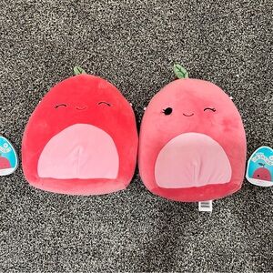 Squishmallows Pink cherry Stuffed Animals